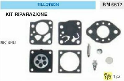 KIT RIPARAZIONE + MEMBRANE membrana CARBURATORE TILLOTSON RK 14 HU RK14HU