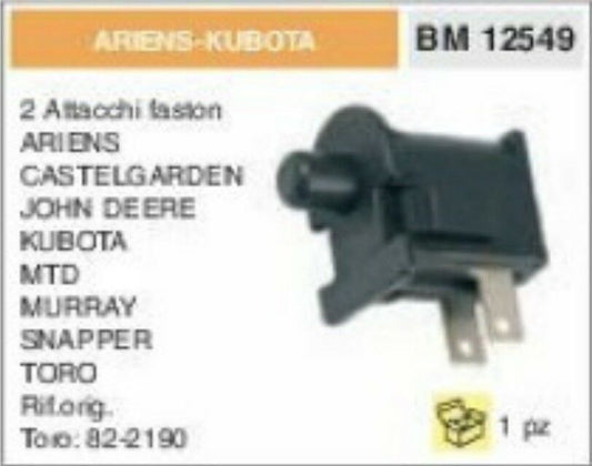 INTERRUTTORE A PULSANTE TRATTORINO RASAERBA ARIENS CASTELGARDEN JOHN DEERE MTD