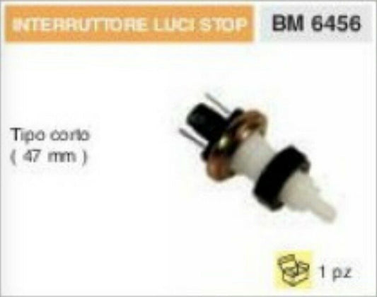 INTERRUTTORE TIPO CORTO 47mm LUCI E STOP UNIVERSALE PER TRATTORINO RASAERBA