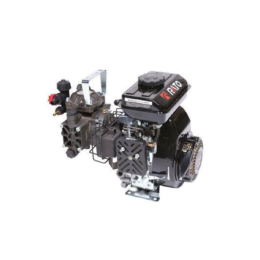 MOTOPOMPA A SCOPPIO MOTORE RATO R100 4T 2,5HP 20L/M POMPA AR202 A MEMBRANE 20BAR