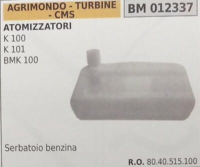8040515100 SERBATOIO BENZINA ATOMIZZATORE AGRIMONDO TURBINE CMS K100 K101 BMK100
