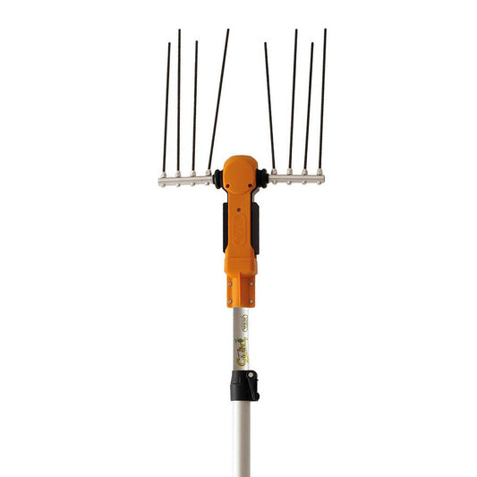 SCUOTITORE OLIVE ulivi ELETTRICO 48V VOLPI IMPERIAL + PROLUNGA TELESCOPICA 3,2m