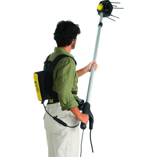 SCUOTITORE OLIVE ulivi ELETTRICO 48V VOLPI PLUS L + BATTERIA A LITIO a zaino