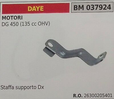 26300215401 STAFFA SUPPORTO DX SERBATOIO MOTORE DAYE DG350 DG 450 135CC OHV