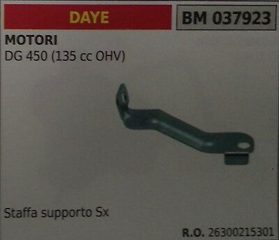 26300215301 STAFFA SUPPORTO SX SERBATOIO MOTORE DAYE DG350 DG 450 135CC OHV