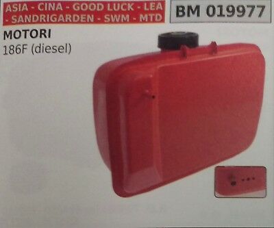 SERBATOIO GASOLIO MOTORE 186 F cinese asia cina good luck sandrigarden lea mtd