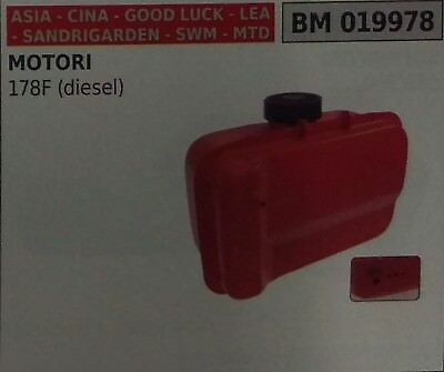 SERBATOIO GASOLIO MOTORE 178 F cinese asia cina good luck sandrigarden lea mtd