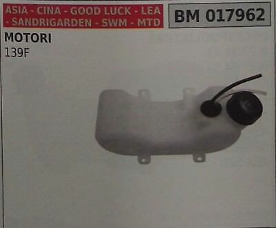 SERBATOIO MOTORE ASIA CINA GOOD LUCK LEA SANDRIGARDEN SWM MTC 139F 139 F