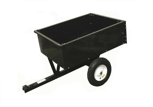 CARRELLO RIMORCHIO zincato 500L 122x85x37 cm CASSONE RIBALTABILE SPON ESTRAIBILE