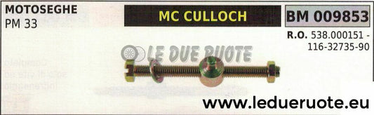 538000151 1163273590 TENDICATENA TIRACATENA MOTOSEGA McCULLOCH PROMAC PM 33