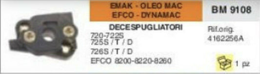 4162256A COLLETTORE FLANGIA TERMICA DECESPUGLIATORE EFCO 8200 8220 8260