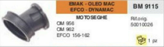 50010026 COLLETTORE ASPIRAZIONE MOTOSEGA DYNAMAK EMAK OLEOMAC EFCO 156 162