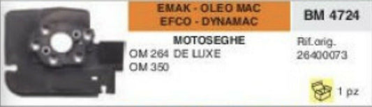 26400073 COLLETTORE ASPIRAZIONE MOTOSEGA EFCO DYNAMAC OLEOMAC OM 264 DELUXE 350