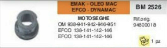 94600018 COLLETTORE ASPIRAZIONE MOTOSEGA DYNAMAK EMAK EFCO 138 141 142 146