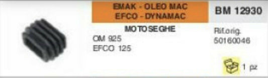 50260046 COLLETTORE ASPIRAZIONE MOTOSEGA DYNAMAK EMAK EFCO 125 OLEOMAC OM 925