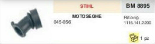 COLLETTORE ASPIRAZIONE FLANGIA TERMICA MOTOSEGA STIHL 045 056 ADATTABILE