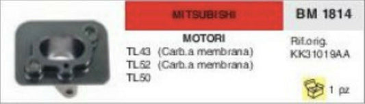KK31019A COLLETTORE ASPIRAZIONE FLANGIA TERMICA MOTORE MITSUBISHI TL43 TL52 TL50
