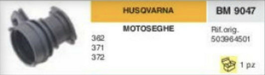503964501 COLLETTORE ASPIRAZIONE MOTOSEGA HUSQVARNA 362 371 372