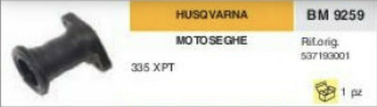 537193001 COLLETTORE ASPIRAZIONE FLANGIA MOTOSEGA HUSQVARNA 335 XPT