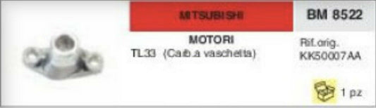 COLLETTORE ASPIRAZIONE FLANGIA TERMICA MOTORE MITSUBISHI TL33 CARB A VASCHETTA