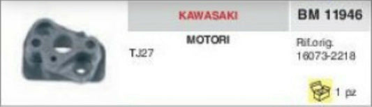16073-2218 COLLETTORE ASPIRAZIONE FLANGIA TERMICA MOTORE KAWASAKI TJ27 TJ 27