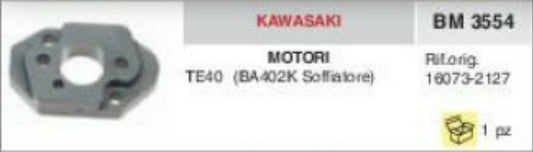 16073-2127 COLLETTORE ASPIRAZIONE FLANGIA TERMICA SOFFIATORE KAWASAKI TE40 40