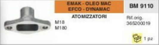 36520019 COLLETTORE FLANGIA ATOMIZZATORE EMAK OLEO MAC EFCO DYNAMAC M18 M180