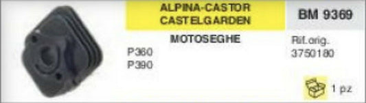 3750180 COLLETTORE ASPIRAZIONE MOTOSEGA ALPINA CASTOR CASTELGARDEN P360 P390