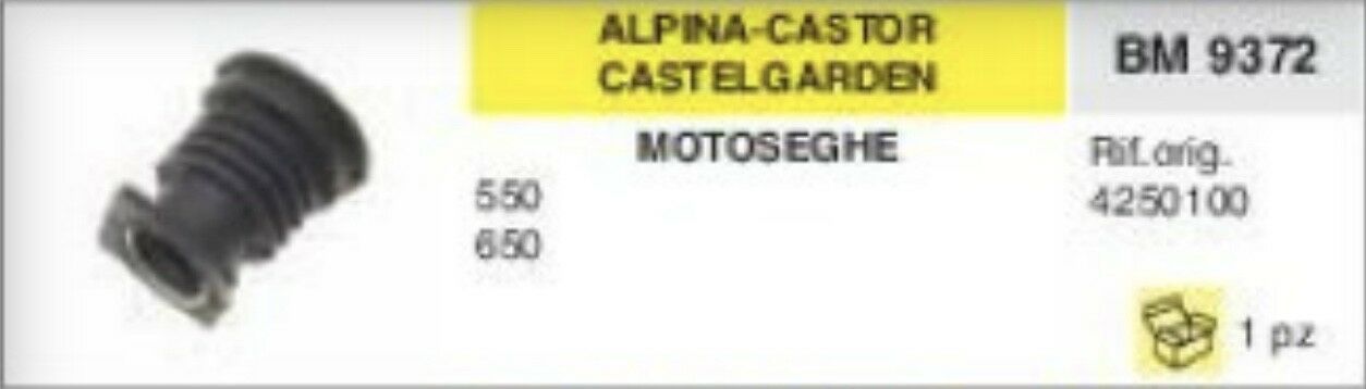 4250100 COLLETTORE ASPIRAZIONE MOTOSEGA ALPINA CASTOR CASTELGARDEN 550 650