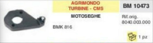 FLANGIA TERMICA COLLETTORE ASPIRAZIONE MOTOSEGA AGRIMONDO TURBINE CMS BMK 816