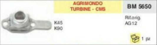 FLANGIA TERMICA COLLETTORE ASPIRAZIONE ATOMIZZATORE AGRIMONDO TURBINE K45 K90
