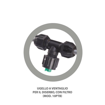 POMPA ELETTRICA diserbanti trattamenti + BARRA DISERBO VOLPI ELETTROPLUS 15L 12V