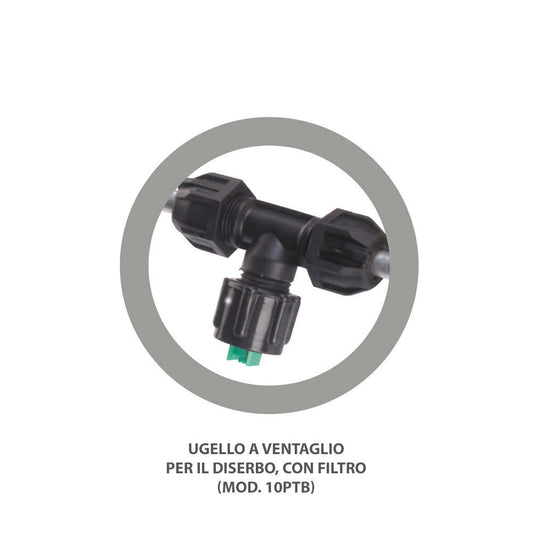 POMPA ELETTRICA diserbanti trattamenti + BARRA DISERBO VOLPI ELETTROPLUS 15L 12V