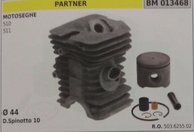 503625502 CILINDRO E PISTONE COMPLETO MOTOSEGA PARTNER 510 511 Ø 44
