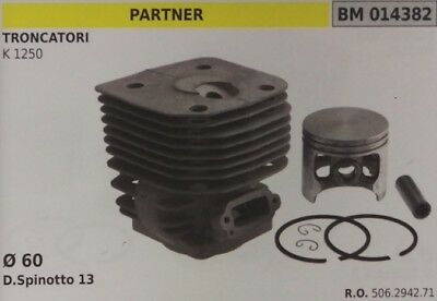 506294271 CILINDRO E PISTONE COMPLETO TRONCATORE PARTNER K 1250 Ø 60