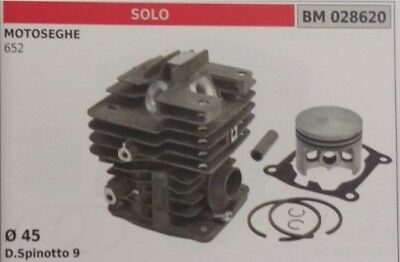 CILINDRO E PISTONE COMPLETO MOTOSEGA SOLO 652 Ø 45
