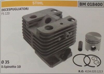 41340201213 CILINDRO E PISTONE COMPLETO DECESPUGLIAOTRE STIHL FS 120 Ø 35