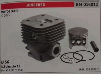 503993971 CILINDRO COMPLETO E PISTONE MOTOSEGA JONSERED JO 2095 Ø 56