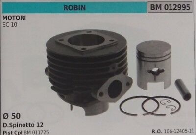 1061240511 CILINDRO PISTONE COMPLETO MOTORE ROBIN EC 10 Ø 50