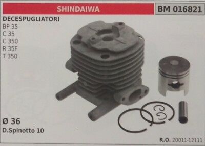 2001112111 CILINDRO PISTONE COMPLETO DECESPUGLIATORE SHINDAIWA C BP 35 350 Ø 36