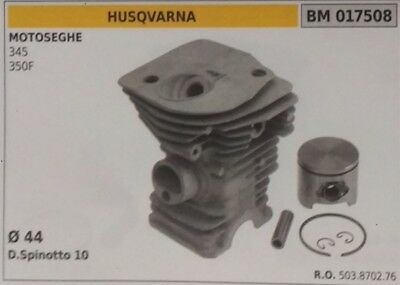 503870276 CILINDRO E PISTONE COMPLETO MOTOSEGA HUSQVARNA 345 350F Ø 44