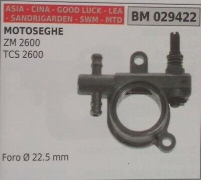 POMPA OLIO MOTOSEGA cinese asia cina sandrigarden ZOMAX ZM 2600 + VITE SENZA FIN