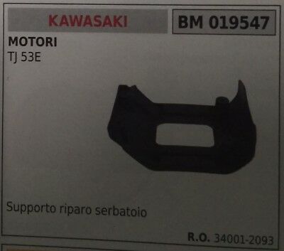 34001-2093 SUPPORTO RIPARO STAFFA SERBATOIO MISCELA MOTORE KAWASAKI TJ53E