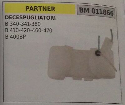 SERBATOIO BENZINA MISCELA DECESPUGLIATORE PARTNER B 340 341 380 410 420 460 470
