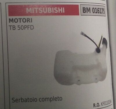 KF0110BA SERBATOIO BENZINA MISCELA COMPLETO MOTORE MITSUBISHI TB 50 PDF