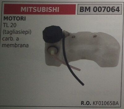 KF01065BA SERBATOIO BENZINA MISCELA COMPLETO TAGLIASIEPI MITSUBISHI TL20