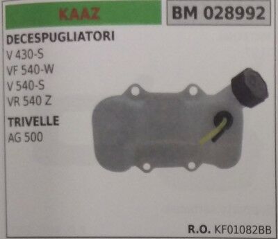KF01082BB SERBATOIO MISCELA BENZINA DECESPUGLIATORE KAAZ V430-S VF540-W V540-S
