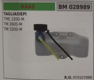 KF01079BB SERBATOIO MISCELA BENZINA TAGLIASIEPE KAAZ TME2200-M TM2600-M