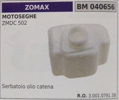 3001079138 SERBATOIO OLIO CATENA PER MOTOSEGA ZOMAX ZMDC502 ZMDC 502