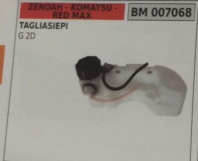 SERBATOIO BENZINA MISCELA TAGLIASIEPI taglia siepe ZENOAH KOMATSU RED MAX G 2D